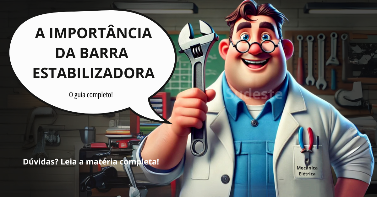 CTA para o blogpost: A Importância da Barra Estabilizadora: Guia Completo Descubra o que é a barra estabilizadora, sua função, problemas comuns, manutenção preventiva e os riscos de rodar com ela danificada.