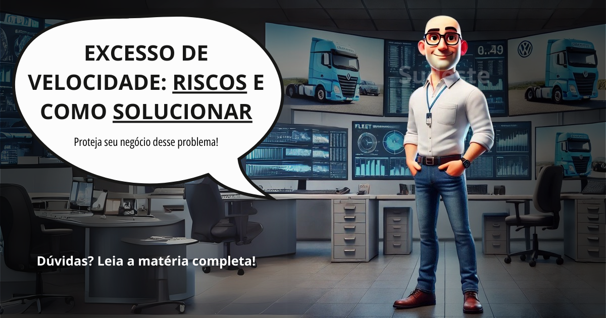 CTA para um blogpost: Como o Excesso de Velocidade Impacta Sua Frota: Riscos e Soluções Conheça os riscos do excesso de velocidade para frotas, as soluções para prevenir infrações e como a tecnologia pode ajudar na gestão de veículos.