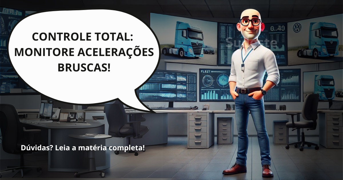 CTA para blogpost: Monitore a Aceleração Brusca nos seus Caminhões A aceleração brusca impacta diretamente o desempenho, a segurança e o custo de manutenção de caminhões. Entenda como funciona, como evitar danos à sua frota e como a Torre de Controle da Sudeste Caminhões e Ônibus Volkswagen pode fazer você economizar um bom dinheiro com isso!