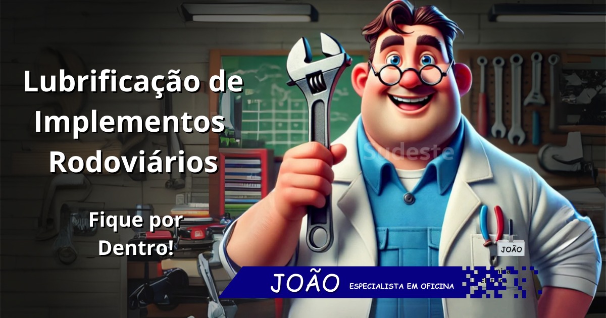 capa de um blogpost sobre lubrificação de implementos rodoviários